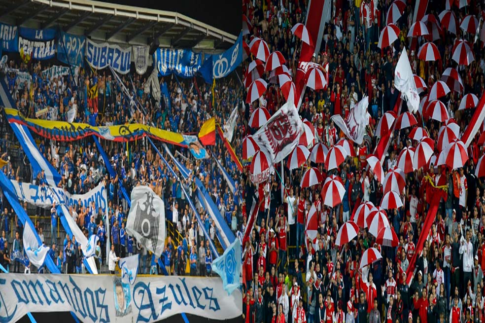 Pelea entre hinchas de Millonarios y Santa Fe terminó con dos personas heridas