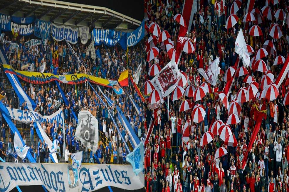 Pelea entre hinchas de Millonarios y Santa Fe terminó con dos personas heridas