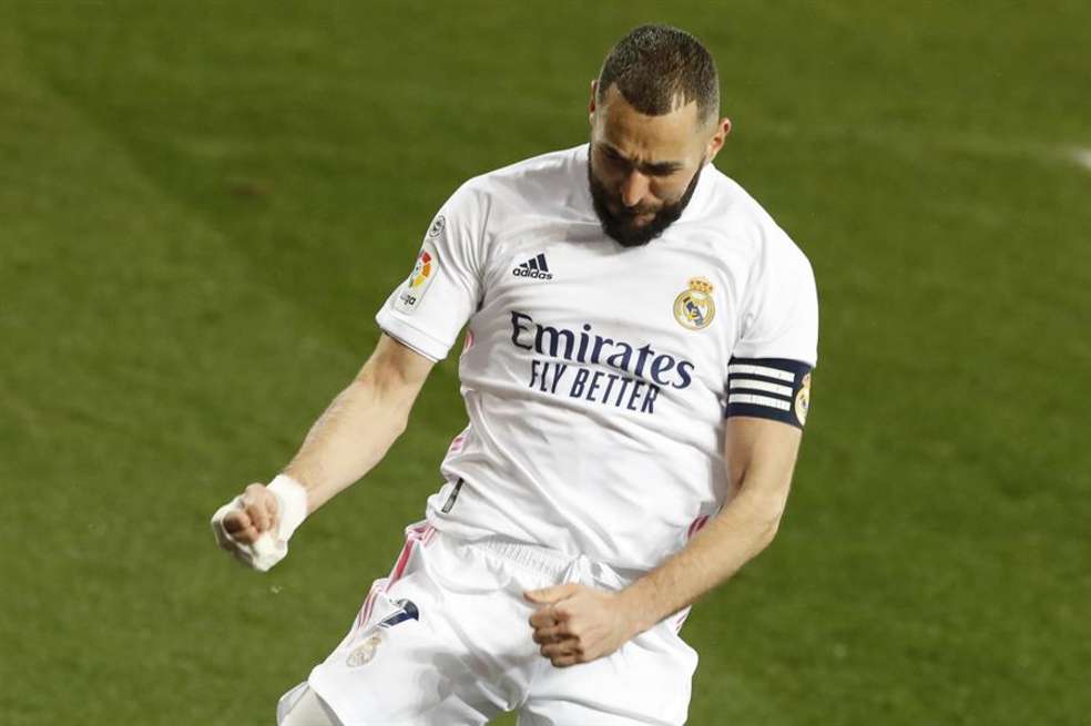 Karim Benzema, delantero del cuadro merengue.
