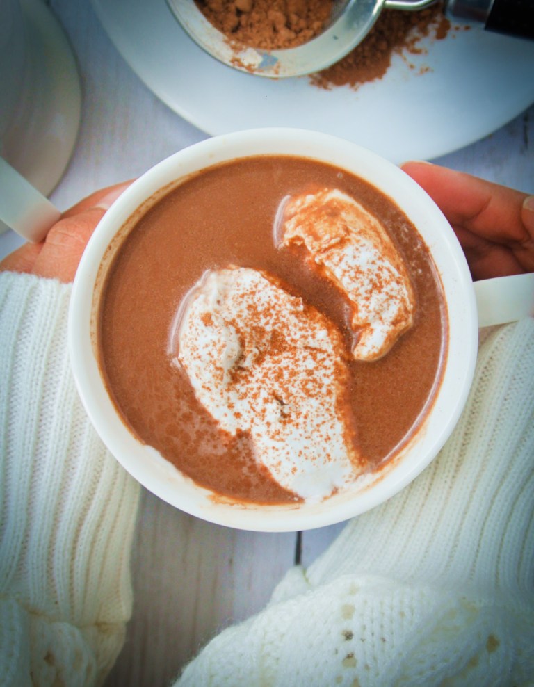 En estos días de lluvia, un chocolate caliente sin azúcar