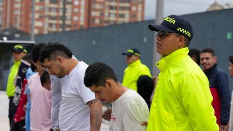 Cae ‘El Mesa’: 23 capturados por homicidios, droga y desapariciones en Bogotá