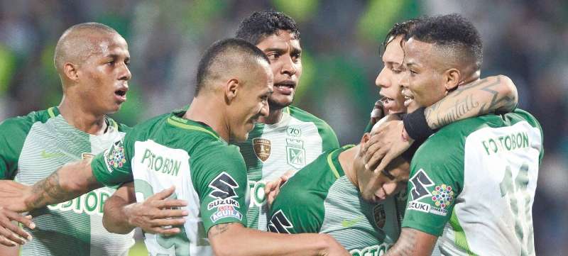 Nacional le ganó al Huila y asumió el liderato de la Liga Águila, aunque tiene un partido de más. / Luis Benavides