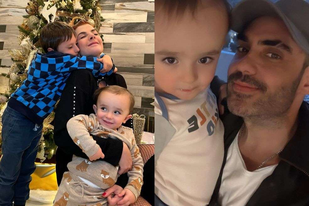 Carolina Cruz y Lincoln Palomeque, se reunieron una vez más para celebrar Navidad con sus hijos en Miami.