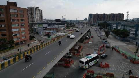 Movilidad en la Av. 68: puente frente a Cafam Floresta cambia de sentido por obras