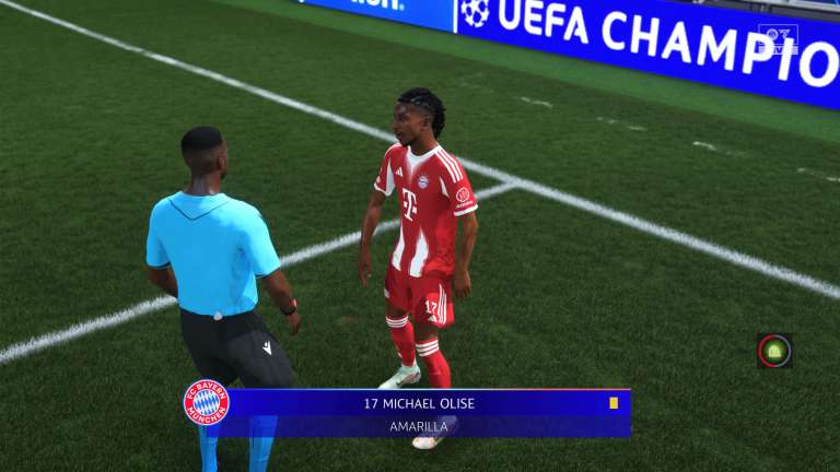 Michael Olise, futbolista francés y compañero de Luis Díaz en el Bayern Múnich, en el EA Sports FC 26.