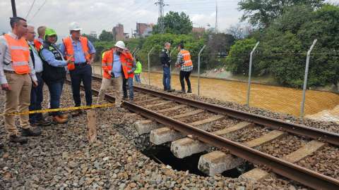 Metro de Medellín dio razones del cierre en tramo de la Línea A tras socavación
