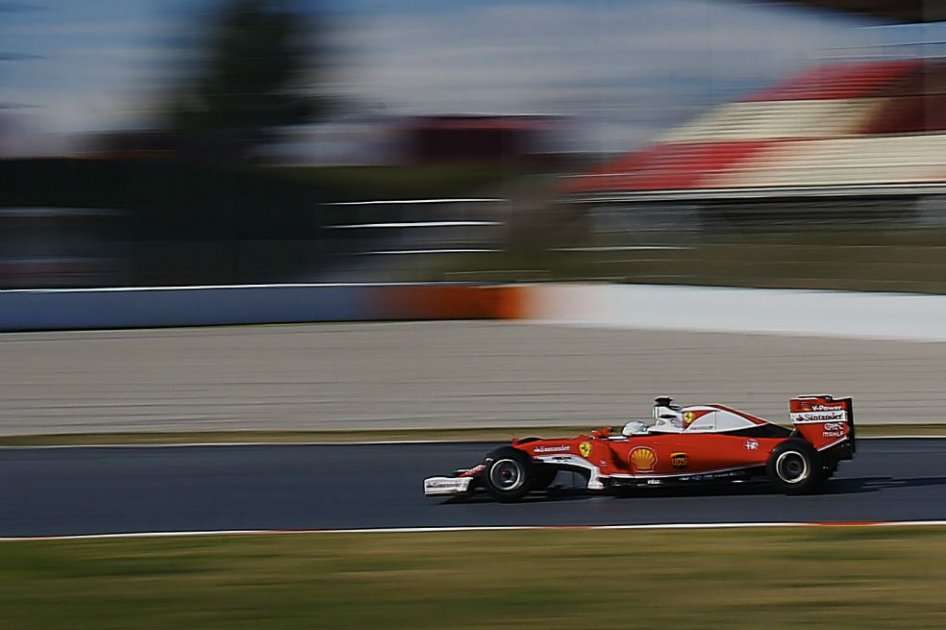 Vettel dominó en Montmeló. Foto: AFP