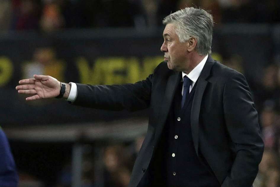 Carlo Ancelotti, entrenador del Real Madrid. Foto: AFP