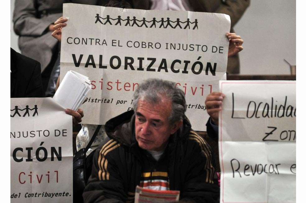 En 2013 hubo una fuerte polémica por el cobro de valorización para la segunda fase del Acuerdo 180 de 2005. /Óscar Pérez