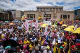 Marchas del 1° de mayo: así fueron las movilizaciones del Día del Trabajo en Bogotá