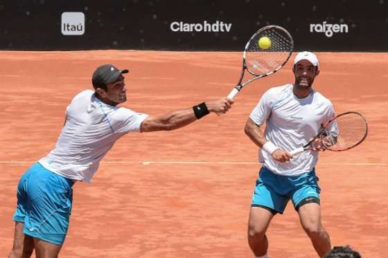 La dupla colombiana Cabal y Farah. Foto: AFP