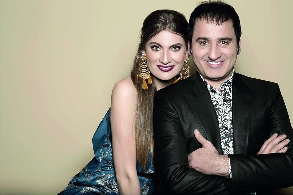 Adriana Arango y Robinson Díaz para la portada de la revista Vea de julio del 2016
