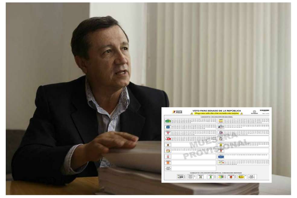 Candidatos el Centro Democrático al Congreso han pedido a la Registraduría que elimine la frase “haga una sola elección en toda esta tarjeta” del tarjetón. / Cortesía Semana