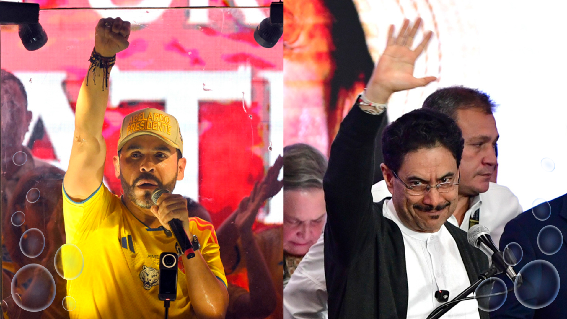 Abelardo de la Espriella e Iván Cepeda se disputan la segunda vuelta de las elecciones presidenciales.