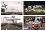 Avión de TransAsia Airways choca con puente de autopista y cae al río
