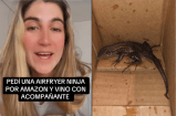Colombiana pidió una air fryer por Amazon y llegó con un animal en la caja (Video)