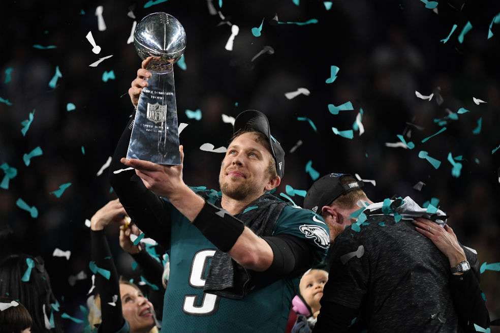 Nick Foles, el MVP del Super Bowl LII / AFP