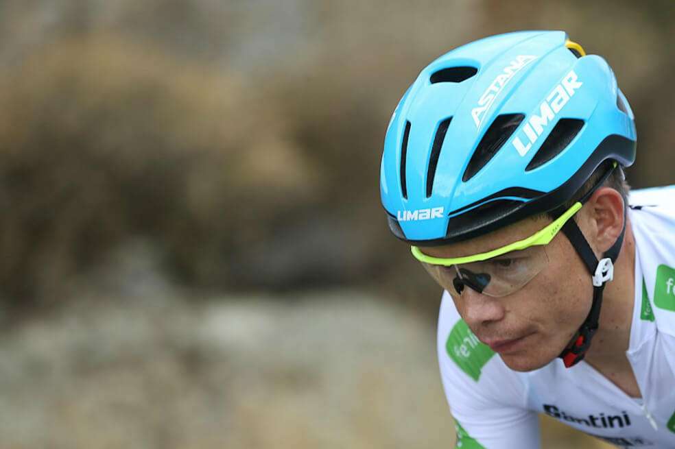 Miguel Ángel López, corredor colombiano del Astana. / EFE