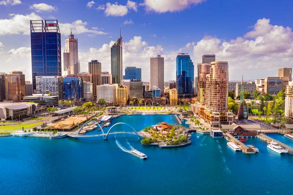 Elizabeth Quay, en Perth