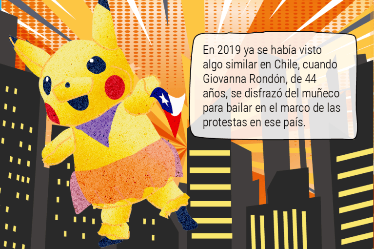 Hace treinta años, Pikachu huía del Equipo Rocket. Hoy, este querido roedor eléctrico corre entre gases lacrimógenos y escudos antidisturbios.
