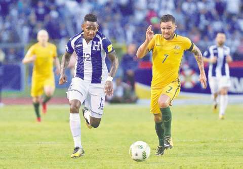 Honduras de Pinto empató con Australia