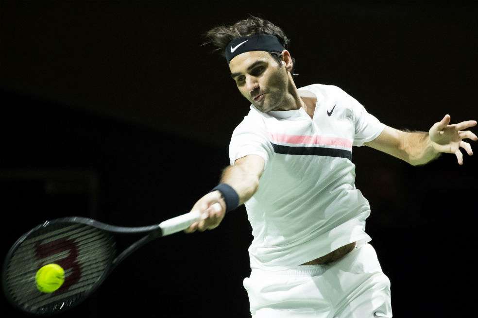 Federer tiene el récord con 302 semanas en lo más alto del ránkign ATP. / AFP