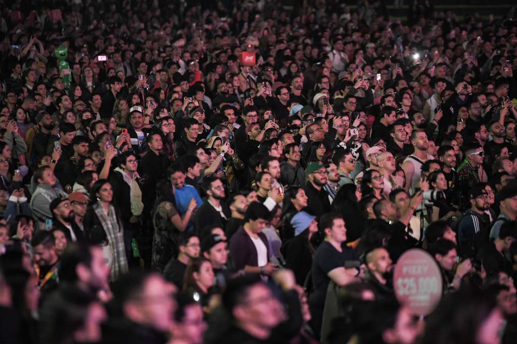 Asistentes a este festival en su Edición número 14 en el Parque Simón Bolívar que tuvo una duración de tres días