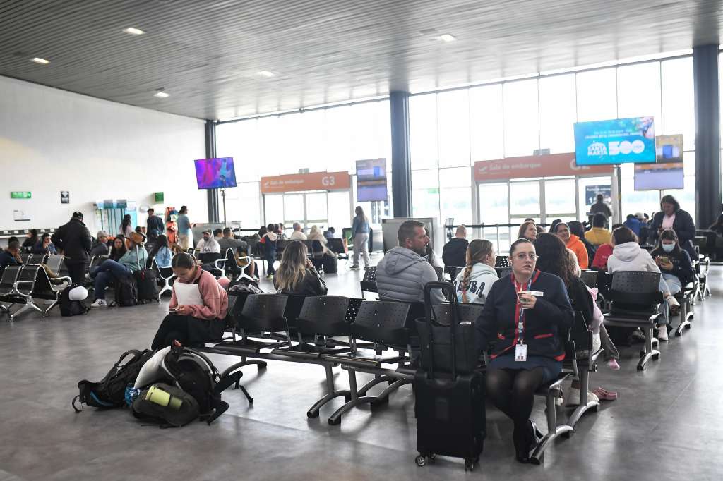 Sala de espera del Puente Aéreo.