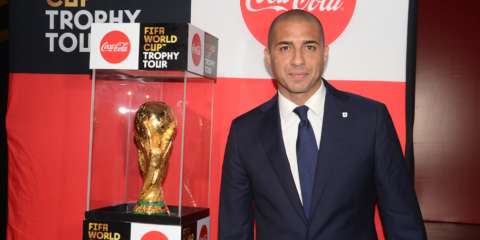 El trofeo de la Copa Mundial visita Bogotá