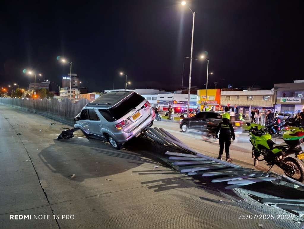 El accidente ocurrió durante la noche del 25 de julio.