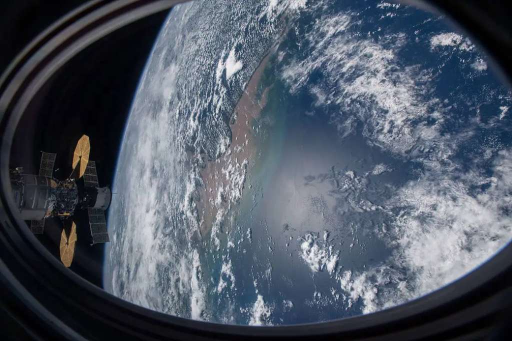La costa de Brasil y la desembocadura del río Amazonas. /NASA