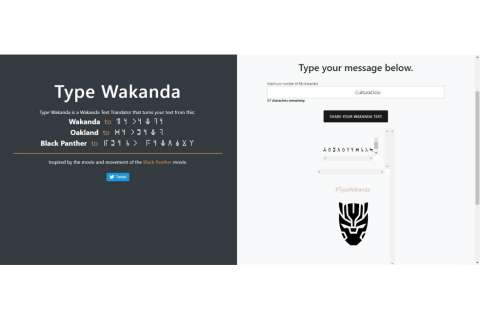 Fan de Pantera Negra crea traductor al idioma de Wakanda