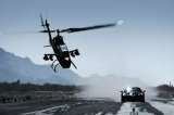 Helicóptero de combate se fue al suelo mientras competía en una carrera