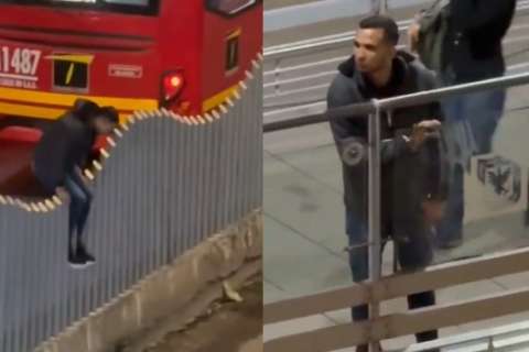 Ladrón de celulares en TM quedó captado en video: se roba uno y vuelve por más