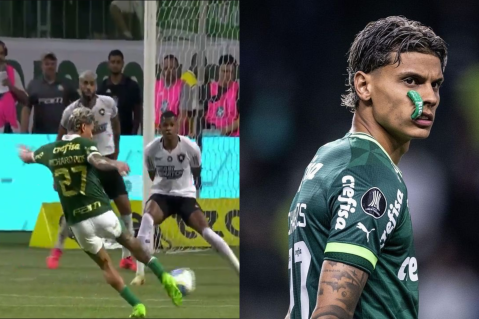 Richard Ríos impresionó en Brasil con tremendo gol en partido de Palmeiras: video