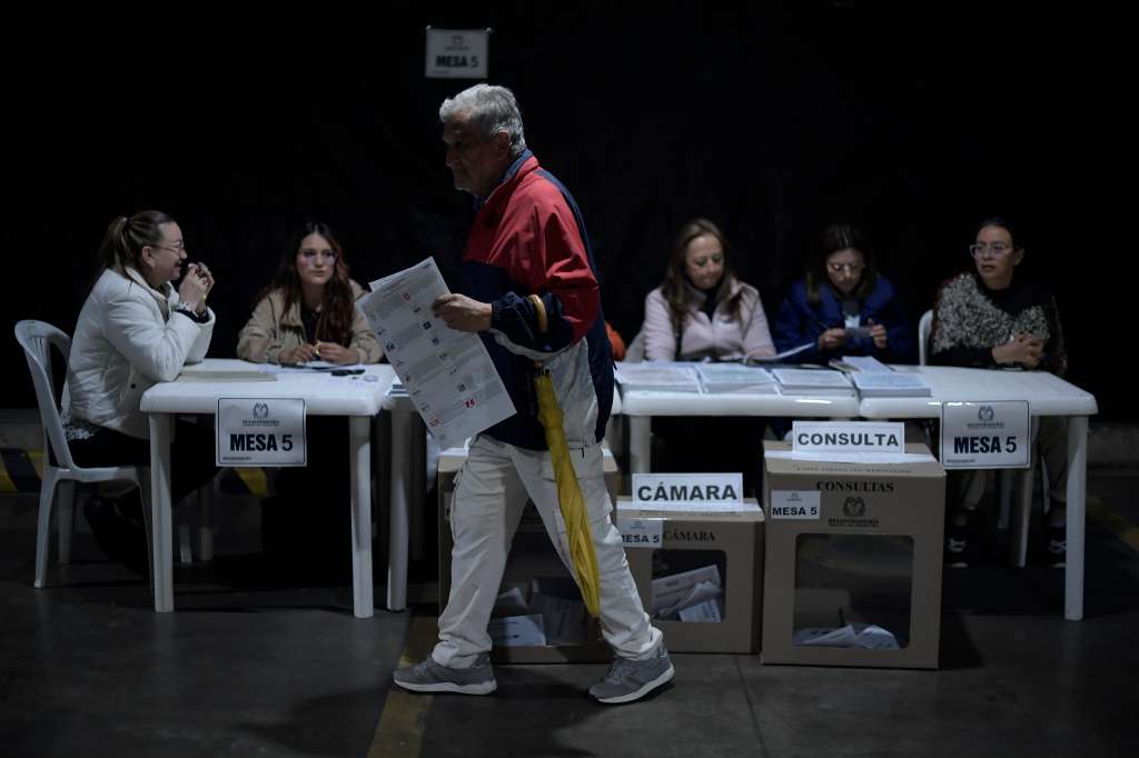 Votación para las elecciones legislativas 2026 (Senado - Cámara) y consultas interpartidistas del 8 de Marzo 2026.