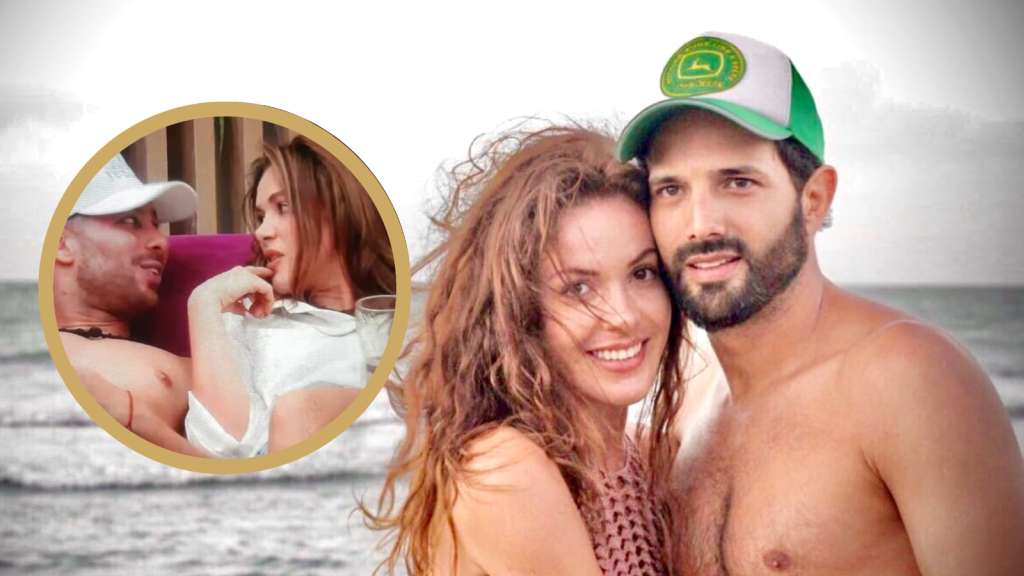 Nataly Umaña y Alejandro Estrada, su esposo.
