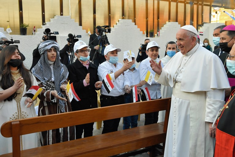 Tres ciudades en menos de 10 horas, así será el tercer día del papa Francisco en Irak