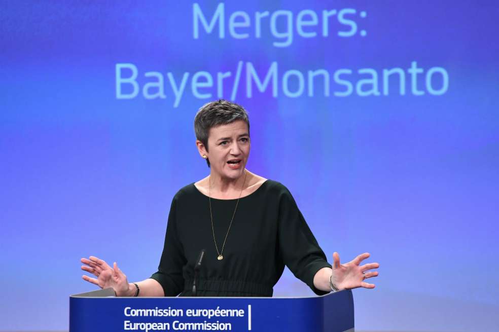 Margrethe Vestager, comisaria de Competencia de la Unión Europea. / Bloomberg