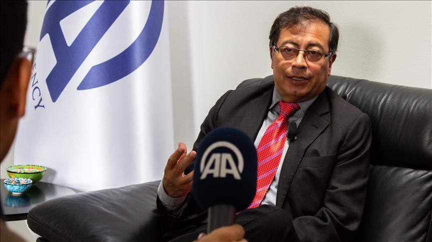 Gustavo Petro, excandidato presidencial y ahora senador. / Juan David Moreno Gallego - Agencia Anadolu