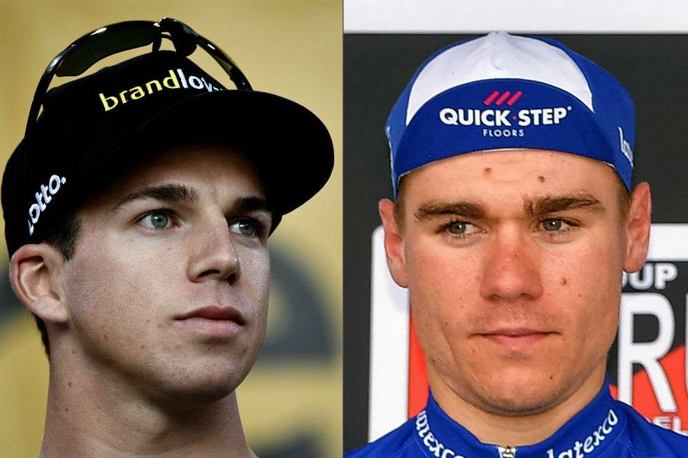 Dylan Groenewegen y Fabio Jakobsen