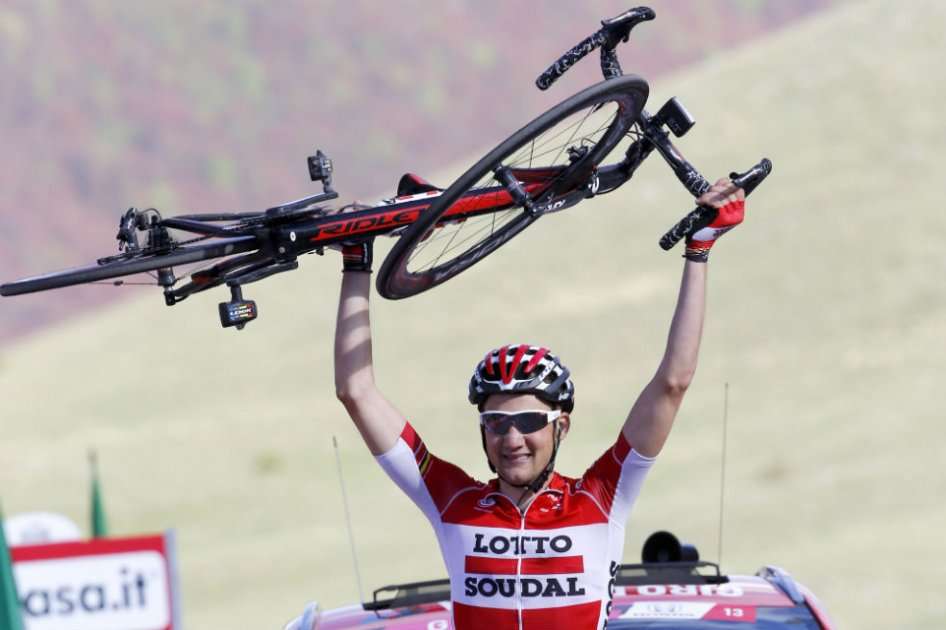 Tim Wellens ganó la sexta etapa del Giro. Foto: AFP