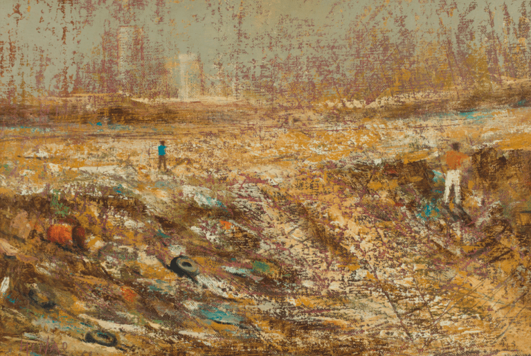 La inauguración se llevará a cabo a las 6 de la tarde en el Museo La Tertulia, en Cali. Obra "Desechos urbanos", del artista Hernando Henao Posada.