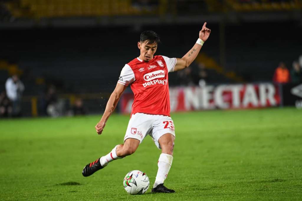 Fabián Sambueza, una de las figuras de Independiente Santa Fe.