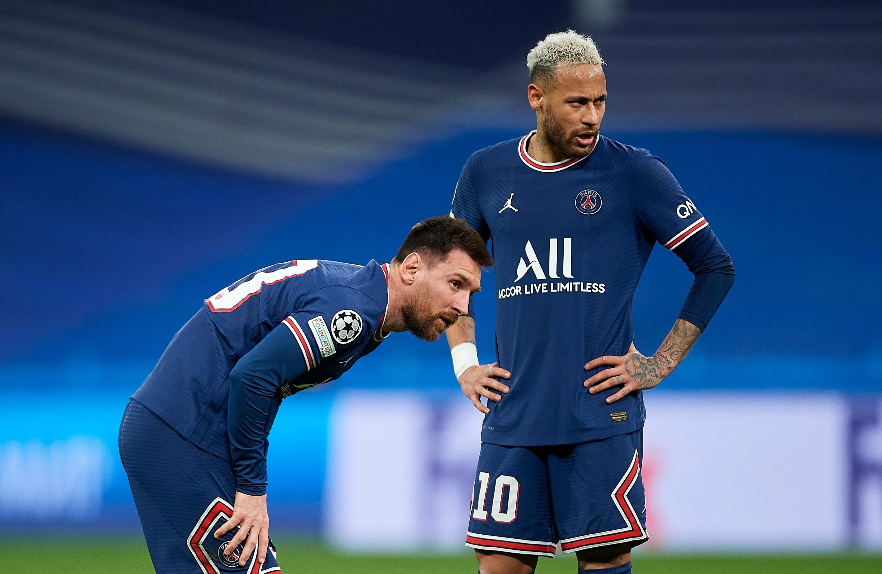 El brasileño y el argentino ganaron nueve títulos en cuatro temporadas con el Barcelona, pero en la capital francesa no pudieron repetir el éxito que tuvieron en la ciudad condal.