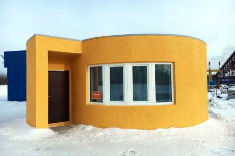 Esta impresora en 3D puede construir una casa en 24 horas
