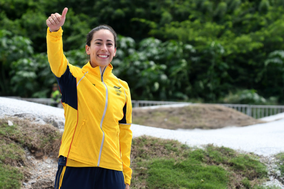Mariana Pajón ganó el oro en la carrera de BMX / Juegos Bolivarianos