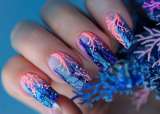 7 ideas de uñas azules decoradas