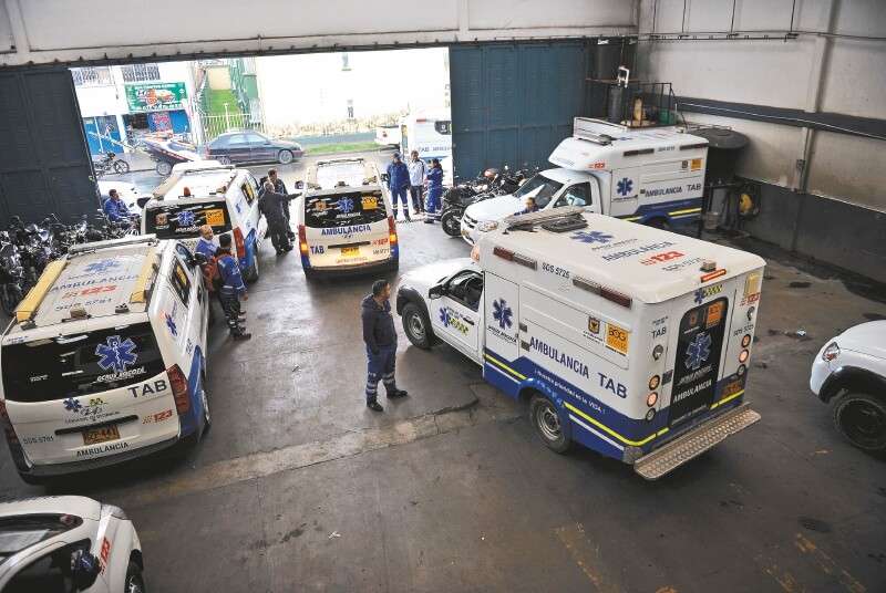 El servicio que presta el CRUE es gratuito, mientras que con la aplicación el usuario debe pagar por el transporte médico / David Campuzano. El Espectador