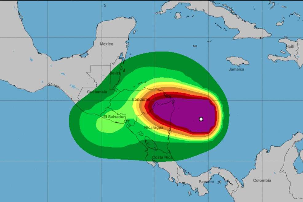 Imagen que muestra la probabilidad de velocidad del viento.